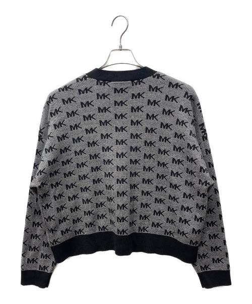 MICHAEL KORS（マイケル・コース）MICHAEL KORS (マイケル・コース) カーディガン グレー×ブラック サイズ:M 未使用品の古着・服飾アイテム
