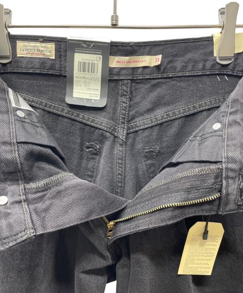 LEVI'S（リーバイス）LEVI'S (リーバイス) BAGGY DAD WIDE LEG ブラック サイズ:W23 未使用品の古着・服飾アイテム