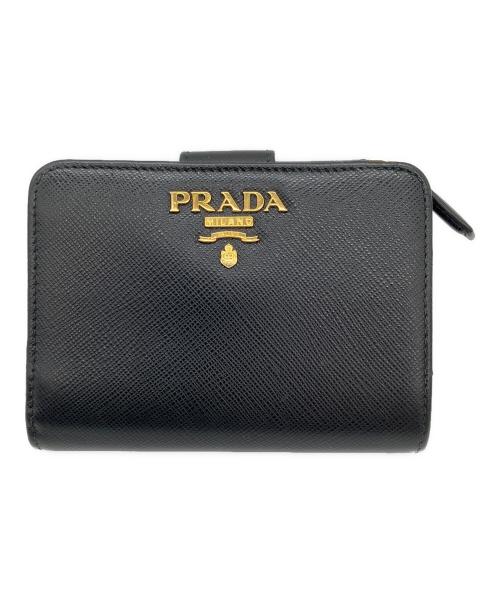 PRADA（プラダ）PRADA (プラダ) サフィアーノメタル ブラックの古着・服飾アイテム