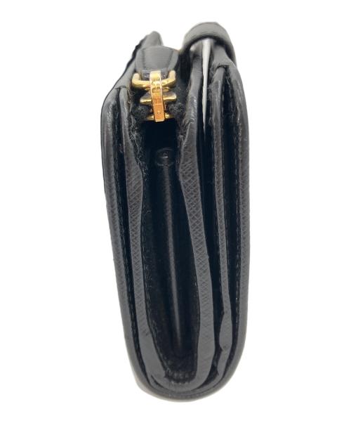 PRADA（プラダ）PRADA (プラダ) サフィアーノメタル ブラックの古着・服飾アイテム