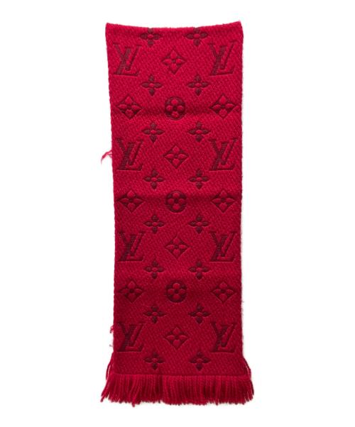 LOUIS VUITTON（ルイ ヴィトン）LOUIS VUITTON (ルイ ヴィトン) エシャルプ ロゴマニア レッドの古着・服飾アイテム