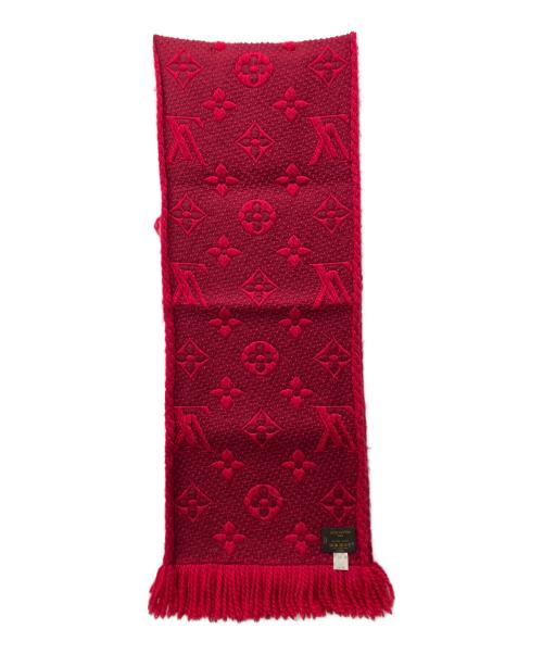 LOUIS VUITTON（ルイ ヴィトン）LOUIS VUITTON (ルイ ヴィトン) エシャルプ ロゴマニア レッドの古着・服飾アイテム
