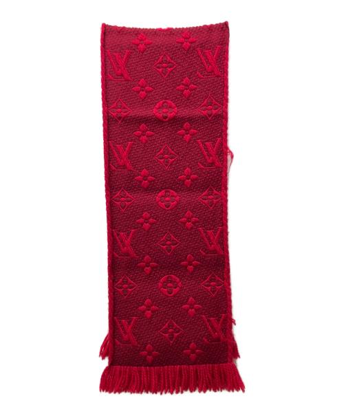 LOUIS VUITTON（ルイ ヴィトン）LOUIS VUITTON (ルイ ヴィトン) エシャルプ ロゴマニア レッドの古着・服飾アイテム