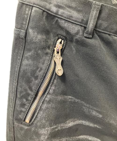 THUG CLUB（サグ クラブ）THUG CLUB (サグ クラブ) Leave a Trace Denim Pants  ブラック サイズ:1の古着・服飾アイテム