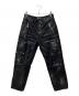 THUG CLUB（サグ クラブ）の古着「Leave a Trace Denim Pants 」｜ブラック