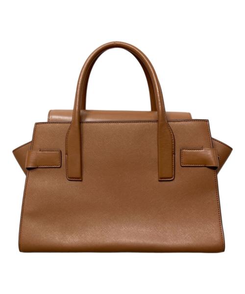 MICHAEL KORS（マイケル・コース）MICHAEL KORS (マイケル・コース) レザーショルダーバッグ ブラウンの古着・服飾アイテム