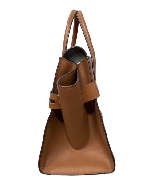 MICHAEL KORS（マイケル・コース）MICHAEL KORS (マイケル・コース) レザーショルダーバッグ ブラウンの古着・服飾アイテム