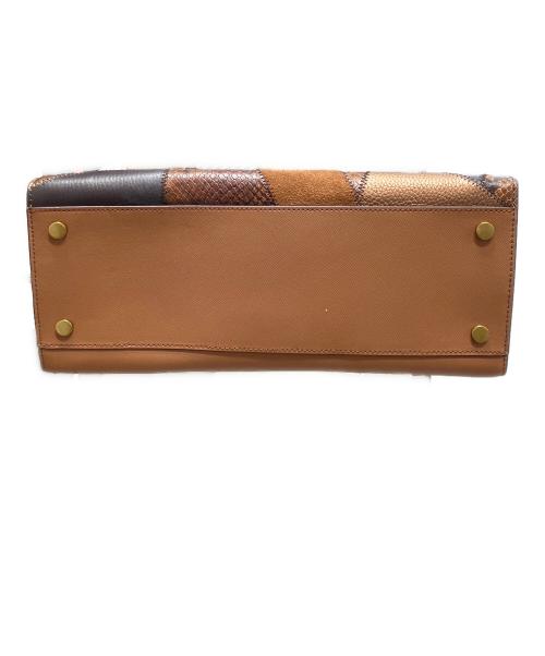 MICHAEL KORS（マイケル・コース）MICHAEL KORS (マイケル・コース) レザーショルダーバッグ ブラウンの古着・服飾アイテム