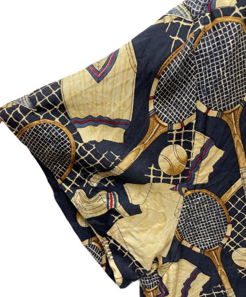 RALPH LAUREN（ラルフローレン）RALPH LAUREN (ラルフローレン) オープンカラーシャツ ネイビー サイズ:6の古着・服飾アイテム