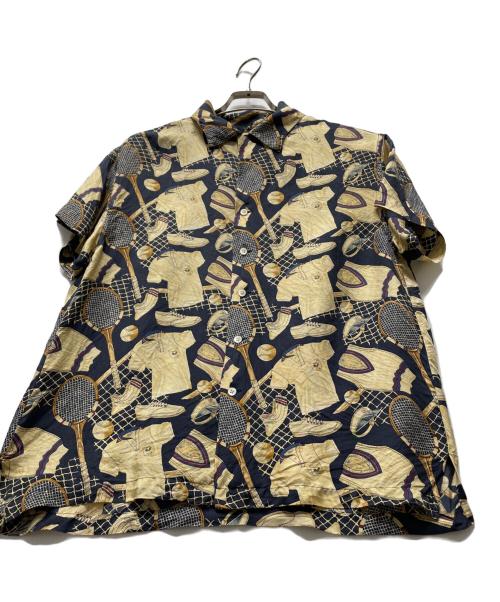 RALPH LAUREN（ラルフローレン）RALPH LAUREN (ラルフローレン) オープンカラーシャツ ネイビー サイズ:6の古着・服飾アイテム