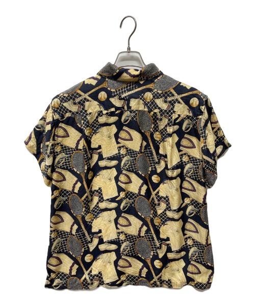 RALPH LAUREN（ラルフローレン）RALPH LAUREN (ラルフローレン) オープンカラーシャツ ネイビー サイズ:6の古着・服飾アイテム