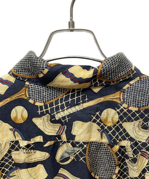 RALPH LAUREN（ラルフローレン）RALPH LAUREN (ラルフローレン) オープンカラーシャツ ネイビー サイズ:6の古着・服飾アイテム