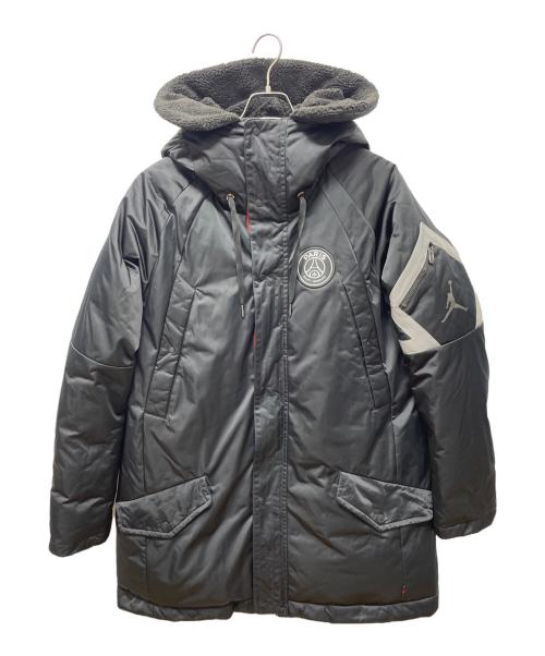 JORDAN（ジョーダン）JORDAN (ジョーダン) PARIS SAINT-GERMAIN (パリサンジェルマン) ダウンコート ブラック サイズ:Lの古着・服飾アイテム