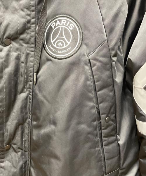 JORDAN（ジョーダン）JORDAN (ジョーダン) PARIS SAINT-GERMAIN (パリサンジェルマン) ダウンコート ブラック サイズ:Lの古着・服飾アイテム