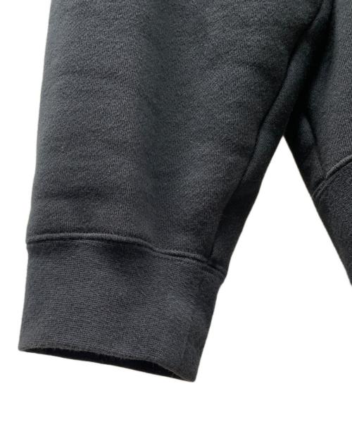NIKE（ナイキ）NIKE (ナイキ) SUPREME (シュプリーム) Leather Applique Hooded Sweatshirt ブラック サイズ:Lの古着・服飾アイテム