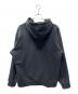 NIKE (ナイキ) SUPREME (シュプリーム) Leather Applique Hooded Sweatshirt ブラック サイズ:L：6000円
