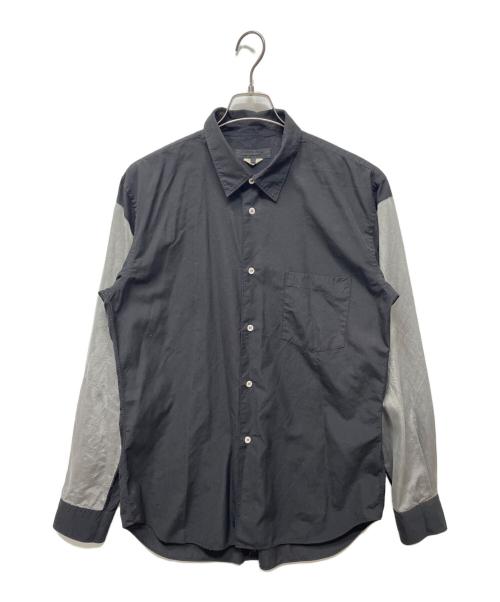 COMME des GARCONS HOMME DEUX（コムデギャルソン オム ドゥ）COMME des GARCONS HOMME DEUX (コムデギャルソン オム ドゥ) 長袖シャツ ブラック×グレー サイズ:Lの古着・服飾アイテム