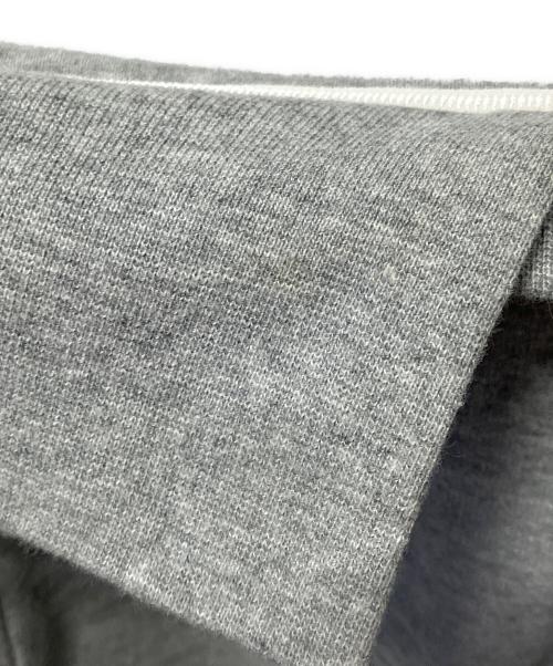 sacai（サカイ）sacai (サカイ) NIKE (ナイキ) SACAI DOUBLE ZIP HOODIE グレー×ホワイト サイズ:XLの古着・服飾アイテム