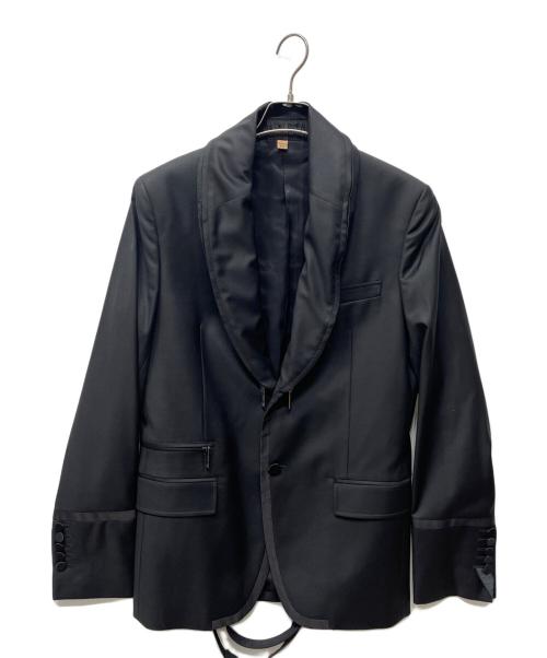 JOHN GALLIANO（ジョンガリアーノ）JOHN GALLIANO (ジョンガリアーノ) テーラードジャケット ブラック サイズ:48の古着・服飾アイテム