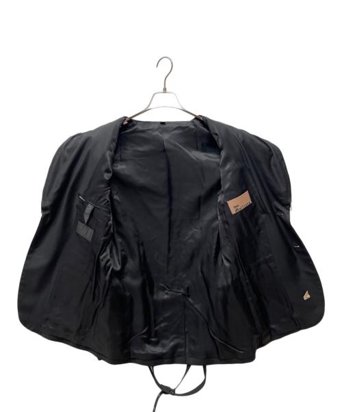 JOHN GALLIANO（ジョンガリアーノ）JOHN GALLIANO (ジョンガリアーノ) テーラードジャケット ブラック サイズ:48の古着・服飾アイテム