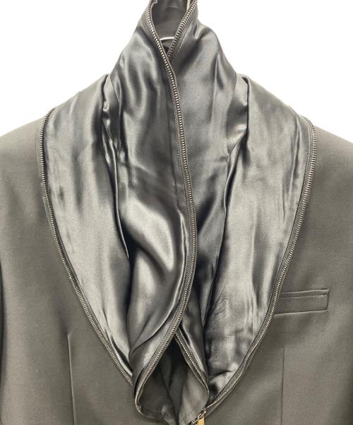 JOHN GALLIANO（ジョンガリアーノ）JOHN GALLIANO (ジョンガリアーノ) テーラードジャケット ブラック サイズ:48の古着・服飾アイテム