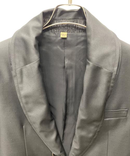 JOHN GALLIANO（ジョンガリアーノ）JOHN GALLIANO (ジョンガリアーノ) テーラードジャケット ブラック サイズ:48の古着・服飾アイテム