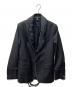 JOHN GALLIANO（ジョンガリアーノ）の古着「テーラードジャケット」｜ブラック