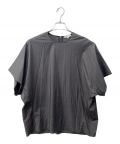 中古・古着通販】OHGA (オオガ) 裾フリルブラウス ブラック サイズ:F