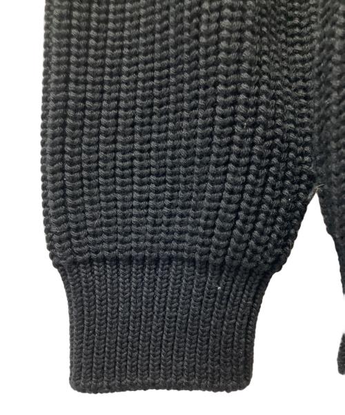 BATONER（バトナ―）BATONER (バトナ―) SIGNATURE DRIVERS KNIT ブラック サイズ:2の古着・服飾アイテム