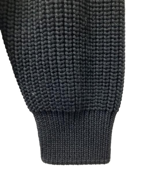 BATONER（バトナ―）BATONER (バトナ―) SIGNATURE DRIVERS KNIT ブラック サイズ:2の古着・服飾アイテム