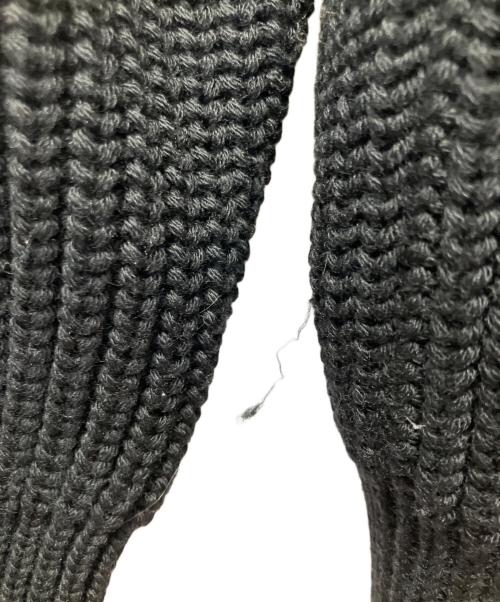 BATONER（バトナ―）BATONER (バトナ―) SIGNATURE DRIVERS KNIT ブラック サイズ:2の古着・服飾アイテム