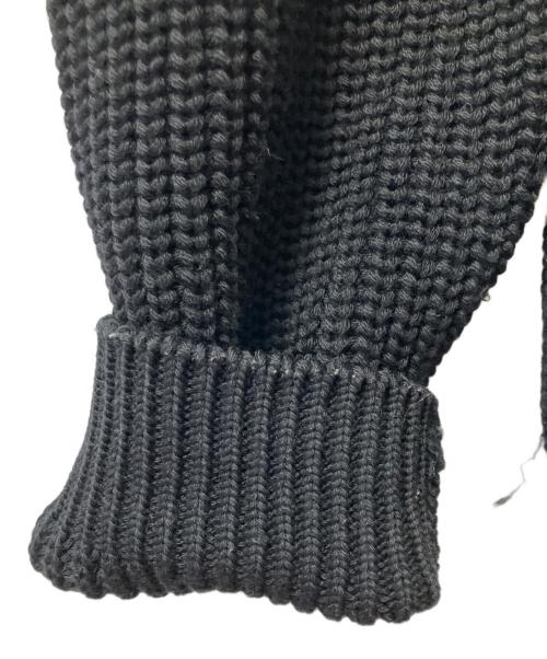 BATONER（バトナ―）BATONER (バトナ―) SIGNATURE DRIVERS KNIT ブラック サイズ:2の古着・服飾アイテム