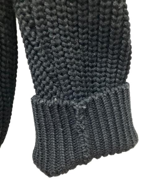BATONER（バトナ―）BATONER (バトナ―) SIGNATURE DRIVERS KNIT ブラック サイズ:2の古着・服飾アイテム