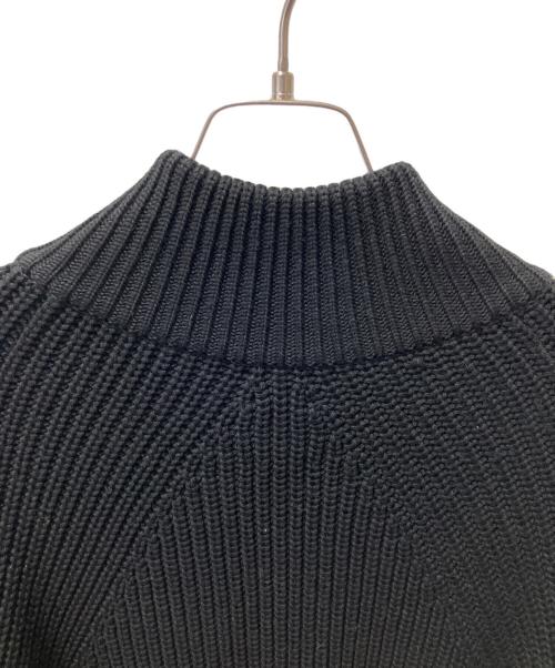 BATONER（バトナ―）BATONER (バトナ―) SIGNATURE DRIVERS KNIT ブラック サイズ:2の古着・服飾アイテム