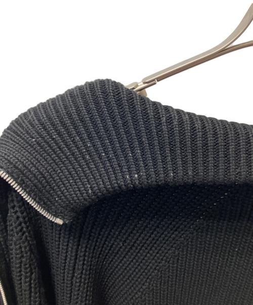 BATONER（バトナ―）BATONER (バトナ―) SIGNATURE DRIVERS KNIT ブラック サイズ:2の古着・服飾アイテム