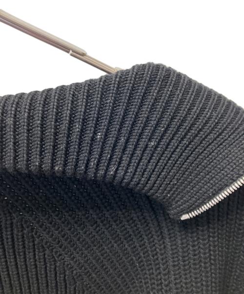 BATONER（バトナ―）BATONER (バトナ―) SIGNATURE DRIVERS KNIT ブラック サイズ:2の古着・服飾アイテム