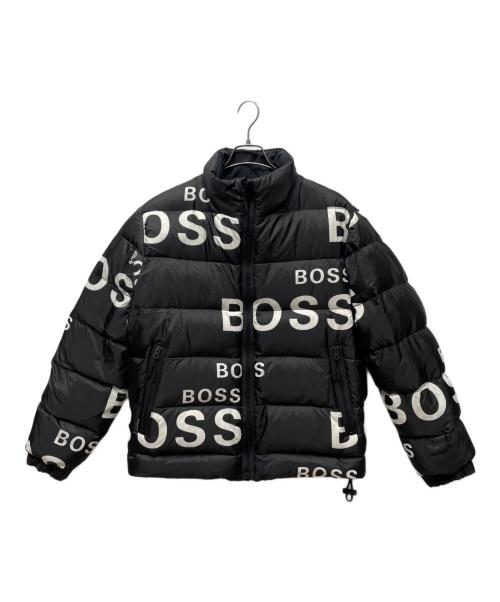 BOSS HUGO BOSS（ボス ヒューゴボス）BOSS HUGO BOSS (ボス ヒューゴボス) リバーシブルダウンジャケット ブラック サイズ:56の古着・服飾アイテム