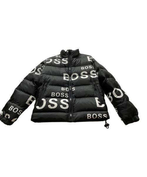 BOSS HUGO BOSS（ボス ヒューゴボス）BOSS HUGO BOSS (ボス ヒューゴボス) リバーシブルダウンジャケット ブラック サイズ:56の古着・服飾アイテム