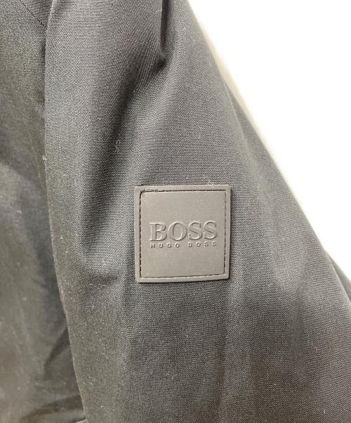 BOSS HUGO BOSS（ボス ヒューゴボス）BOSS HUGO BOSS (ボス ヒューゴボス) リバーシブルダウンジャケット ブラック サイズ:56の古着・服飾アイテム