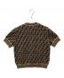 FENDI KIDS (フェンディ キッズ) FFロゴ 薄手ニット ベージュ×ブラック サイズ:12+：27000円