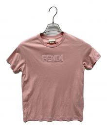 FENDI KIDS（フェンディ キッズ）の古着「半袖カットソー」｜ピンク