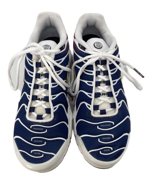 NIKE（ナイキ）NIKE (ナイキ) AIR MAX PLUS “PSG” ホワイト×ネイビー サイズ:26の古着・服飾アイテム