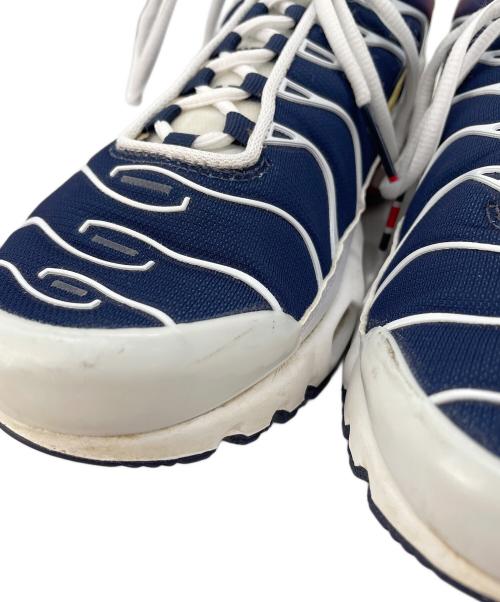 NIKE（ナイキ）NIKE (ナイキ) AIR MAX PLUS “PSG” ホワイト×ネイビー サイズ:26の古着・服飾アイテム