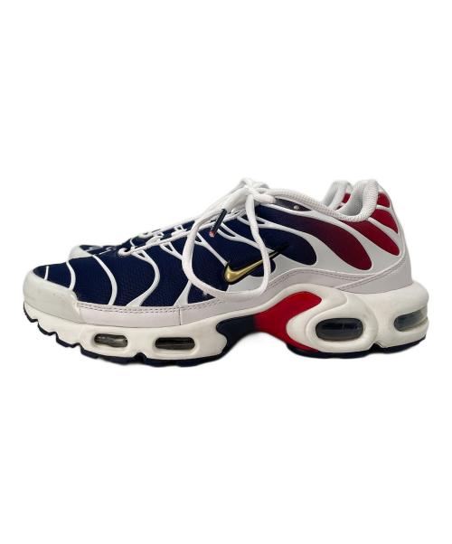 NIKE（ナイキ）NIKE (ナイキ) AIR MAX PLUS “PSG” ホワイト×ネイビー サイズ:26の古着・服飾アイテム