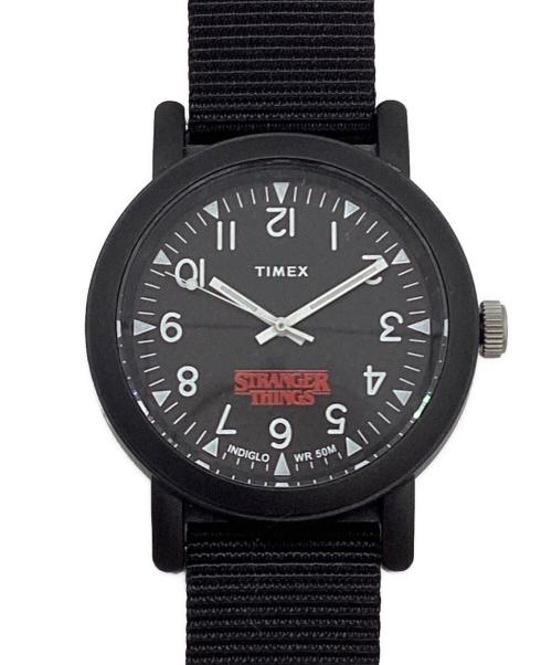 TIMEX（タイメックス）TIMEX (タイメックス) STRANGER THINGS (ストレンジャーシングス) シングス ウォッチ ブラックの古着・服飾アイテム