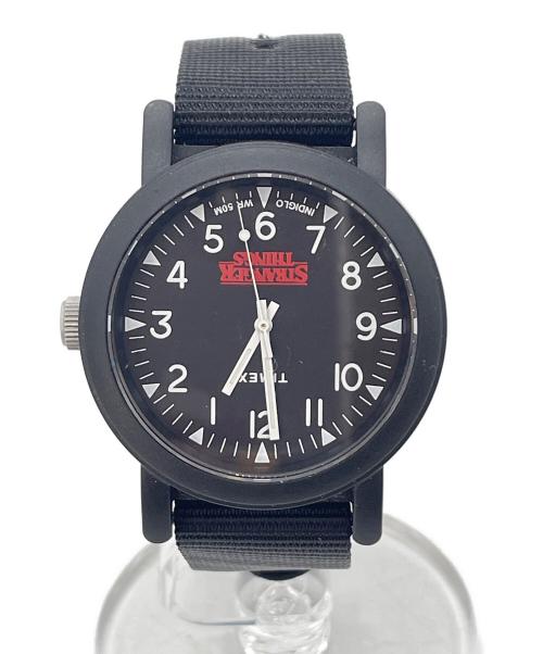 TIMEX（タイメックス）TIMEX (タイメックス) STRANGER THINGS (ストレンジャーシングス) シングス ウォッチ ブラックの古着・服飾アイテム