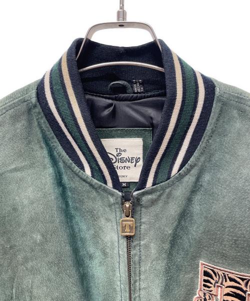 DISNEY（ディズニー）DISNEY (ディズニー) スタジャン グリーン×ブラック サイズ:Mの古着・服飾アイテム