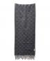 中古・古着 GUCCI (グッチ) マフラー ブラック：17000円