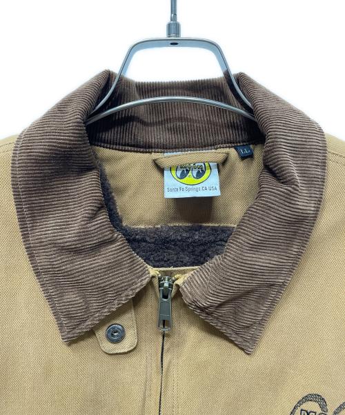 Moon Equipped（ムーンアイズ）Moon Equipped (ムーンアイズ) ワークジャケット ブラウン サイズ:LLの古着・服飾アイテム