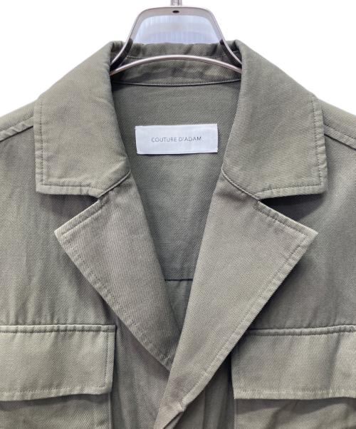 Couture d'adam（クチュールドアダム）COUTURE D'ADAM (クチュールドアダム) ワークジャケット カーキ サイズ:38の古着・服飾アイテム